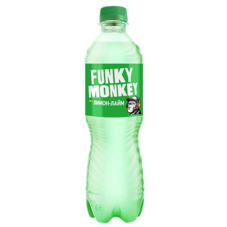 Газированный напиток FUNKY MONKEY Limon lime 0.5 - 12 шт.