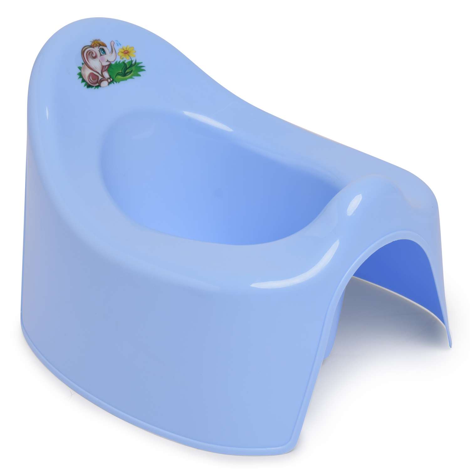 Горшок детский Полимербыт туалетный Голубой - фото 1