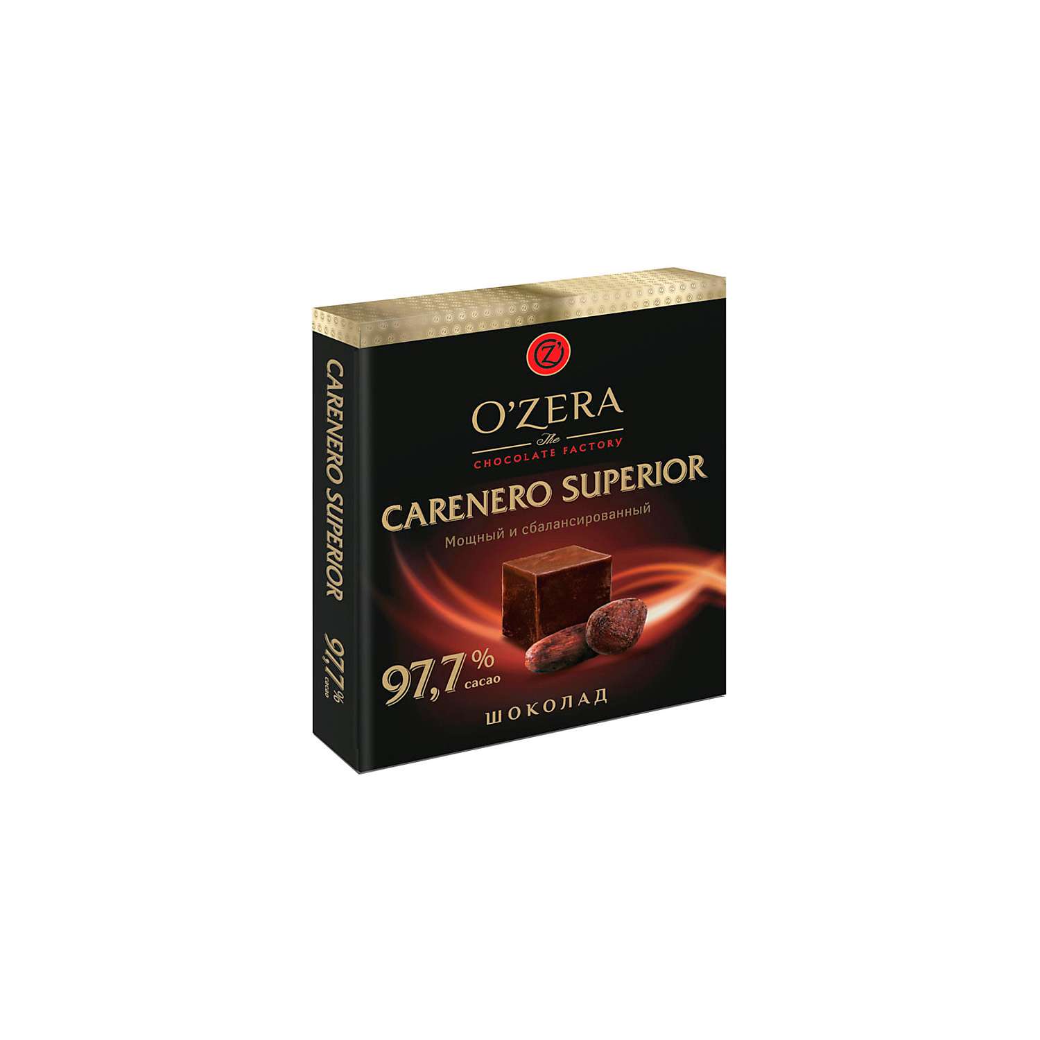 Шоколад OZera Carenero Superior содержание какао 97.7% 90 г 4 шт - фото 2