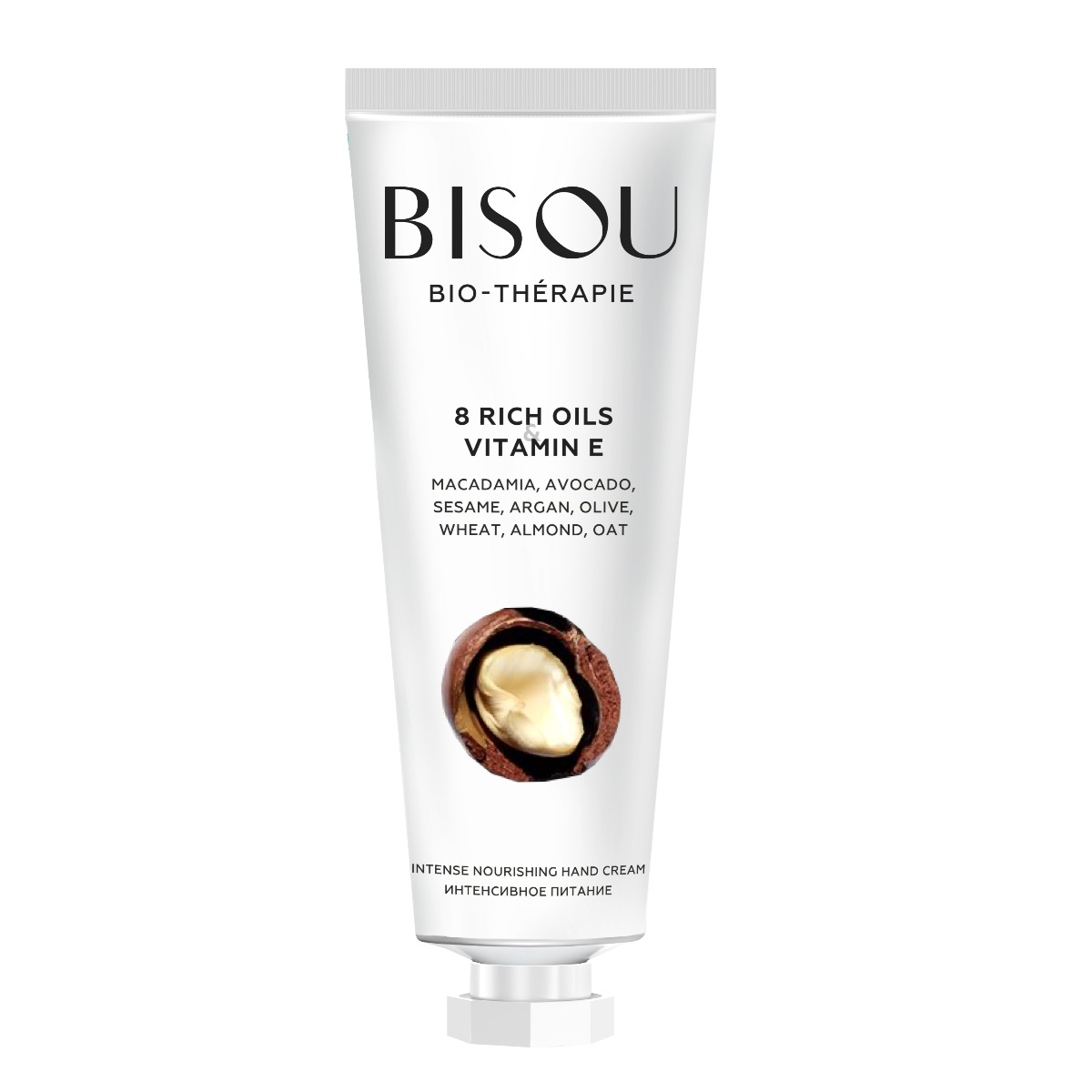 Крем для рук BISOU 8RICH OILS and VITAMIN E интенсивное питание 60 мл - фото 1