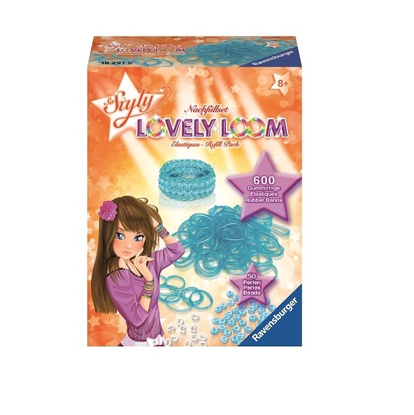 Набор резинок Ravensburger Lovely Loom, голубые - фото 1