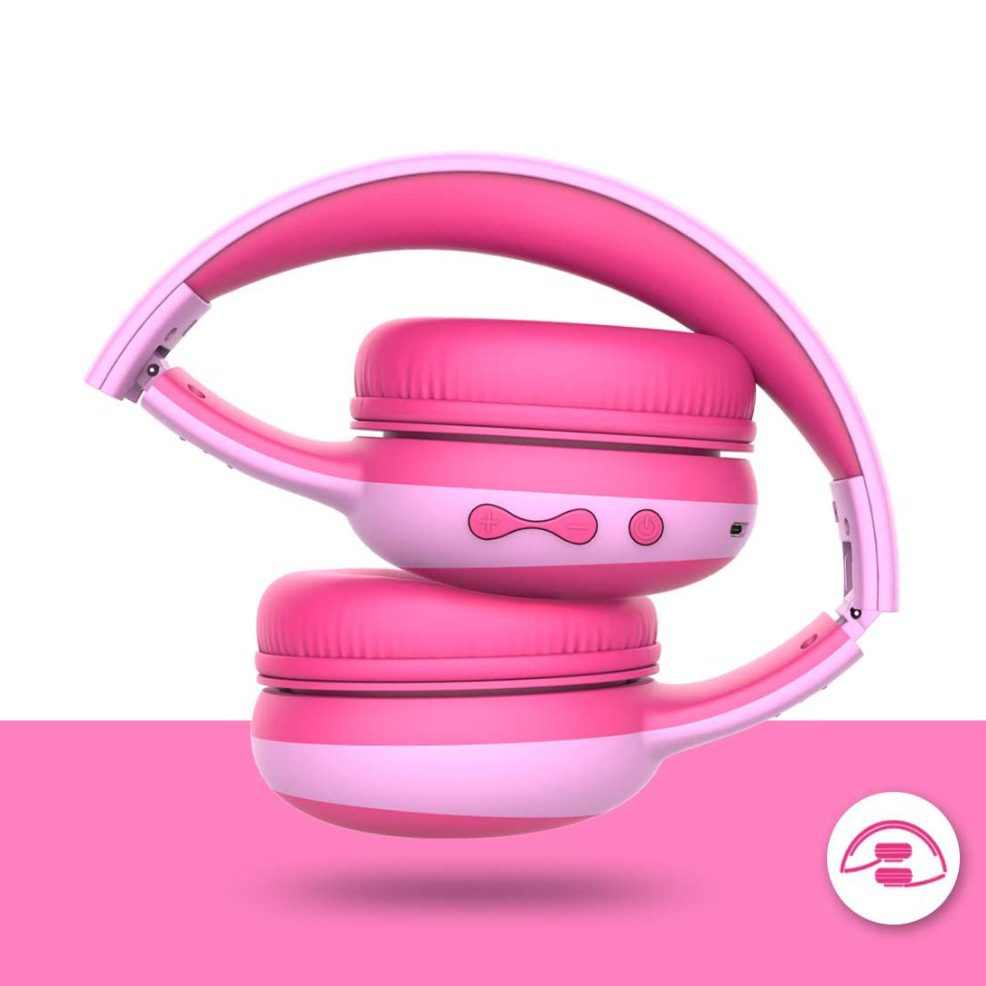 Наушники Gorsun E61 pink bluetooth - фото 8