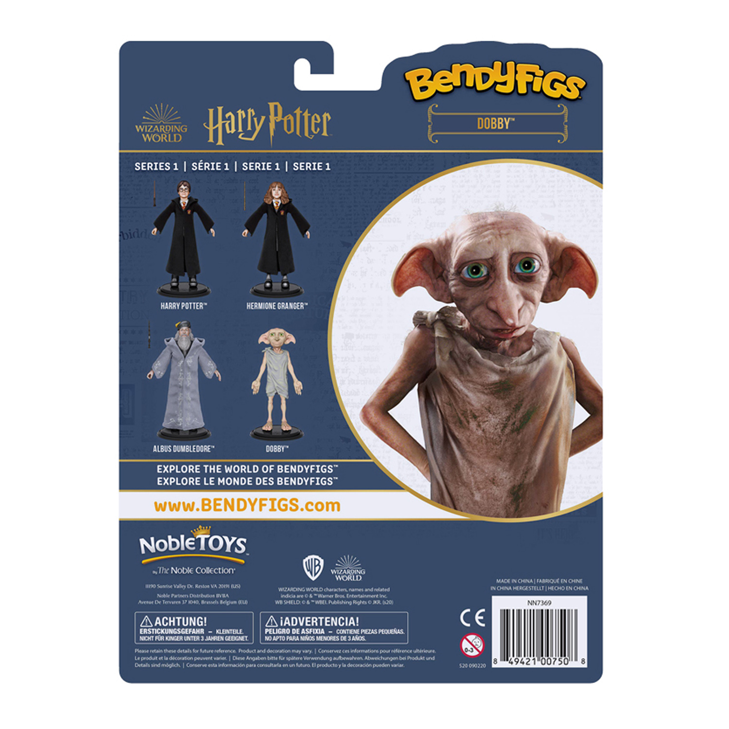 Фигурка Harry Potter Эльф Добби - гибкая купить по цене 2599 ₽ в  интернет-магазине Детский мир