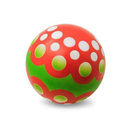 Мяч ЧАПАЕВ Ягодка красный зеленый 200мм