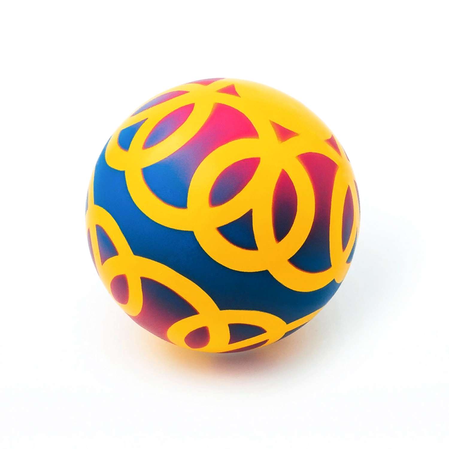 Мяч ЧАПАЕВ Вьюнок жёлтый 15см 44272 - фото 2