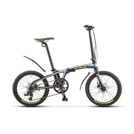 Велосипед STELS Pilot-680 MD 20 V010 Чёрный/синий/зелёный