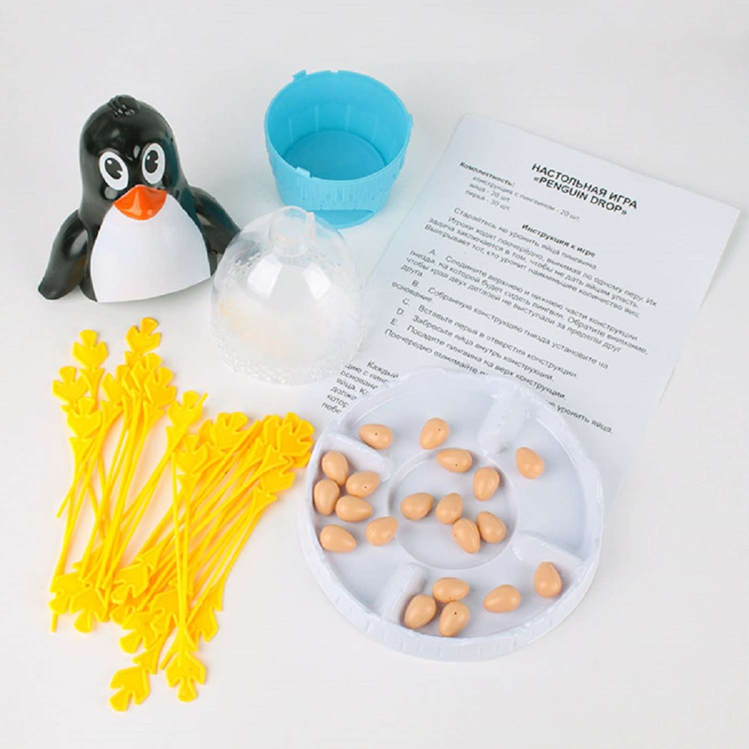 Настольная игра Darvish Penguin drop Падение пингвина - фото 2