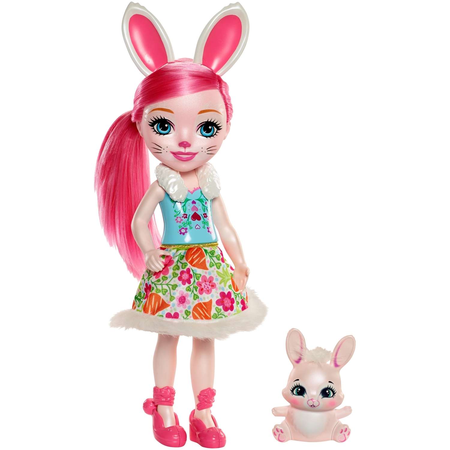 Кукла Enchantimals с любимой зверюшкой Кролик Бри FRH52 FRH51 - фото 1