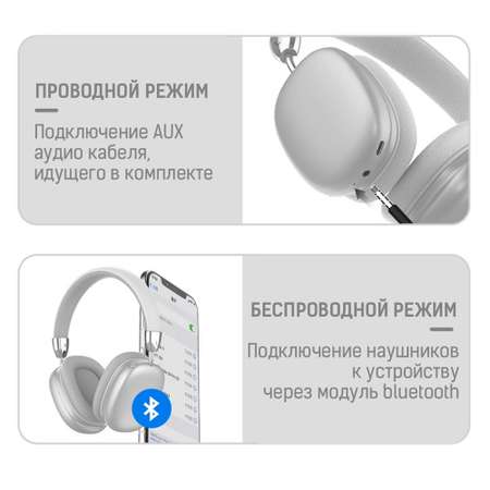 Наушники Gorsun E96 white bluetooth