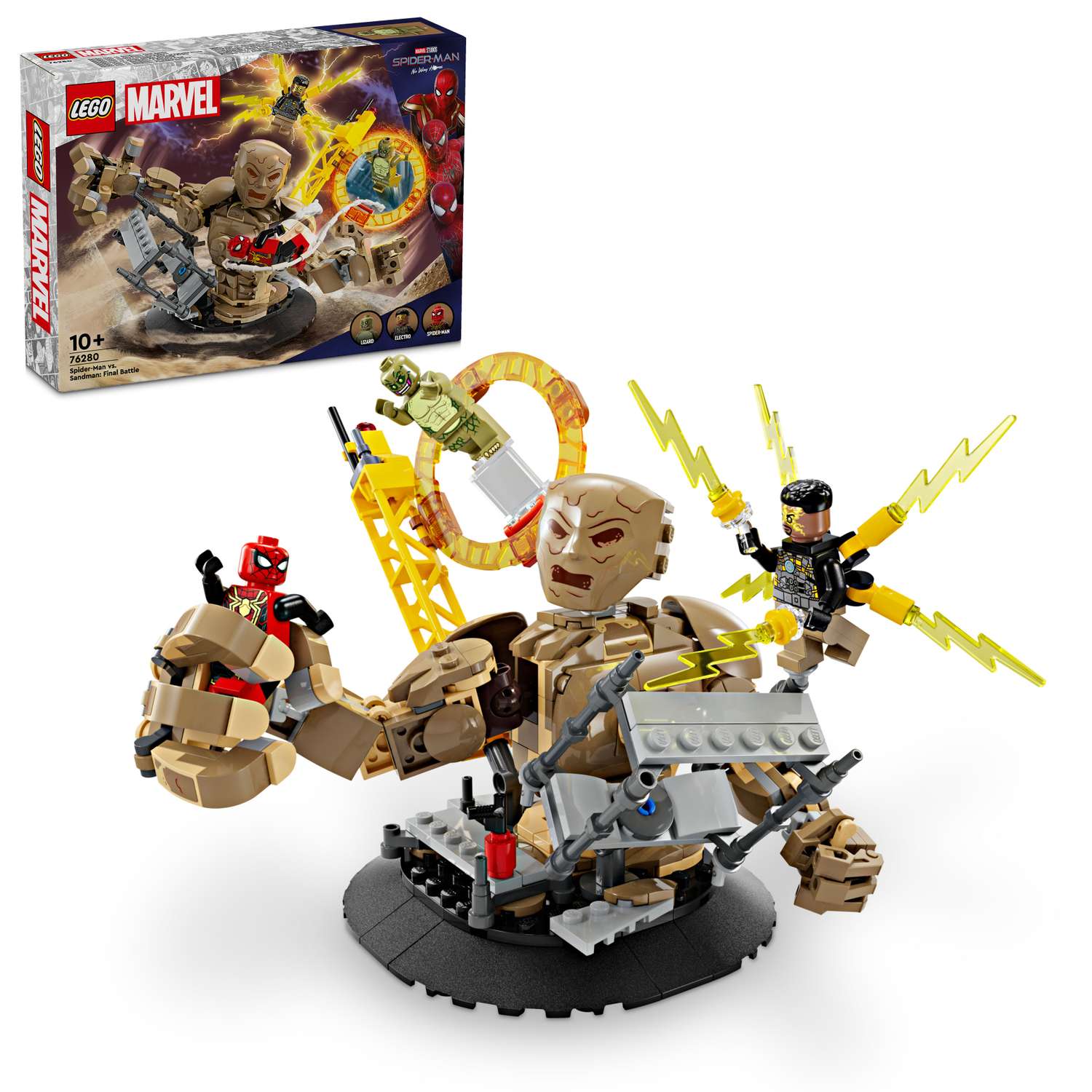 Конструктор LEGO Marvel Человек-паук против Песочного человека: Последняя битва 76280 - фото 1