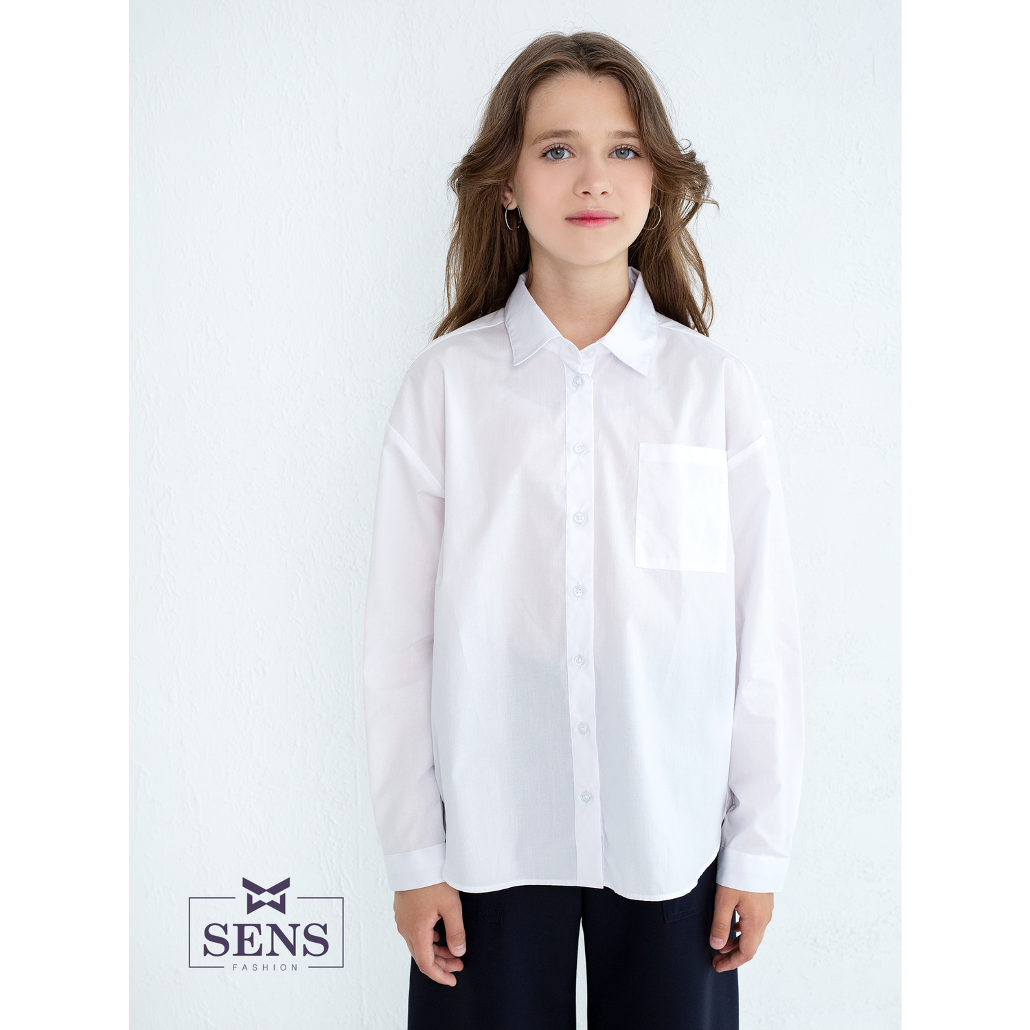 Рубашка Sens Fashion РДО/белый - фото 12