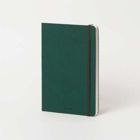 Блокнот в точку Falafel books формата А5 в твёрдой обложке Oak green