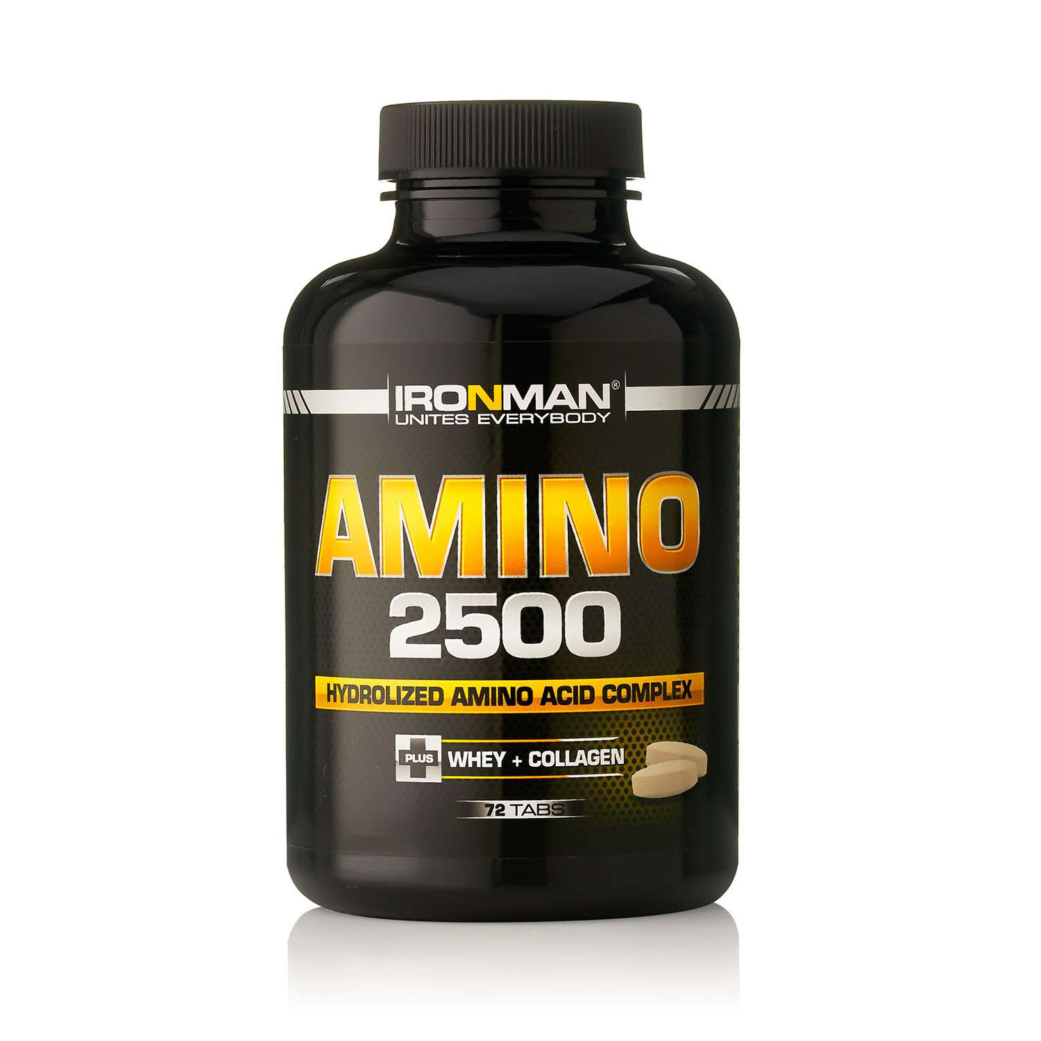 Белковый продукт IronMan Amino 2500 72 таблетки - фото 1