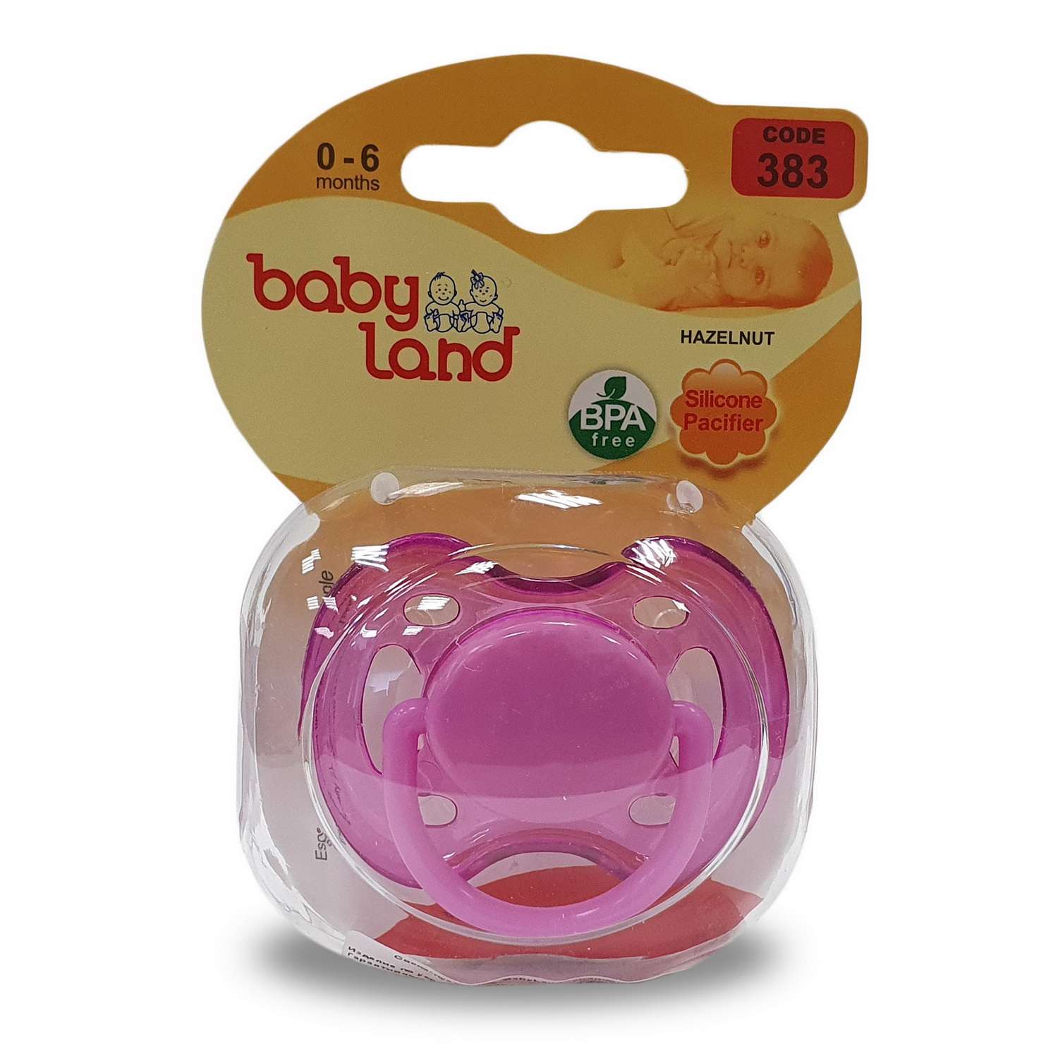 Набор пустышек Baby Land силиконовые 4шт. 0мес+ розовый - фото 7