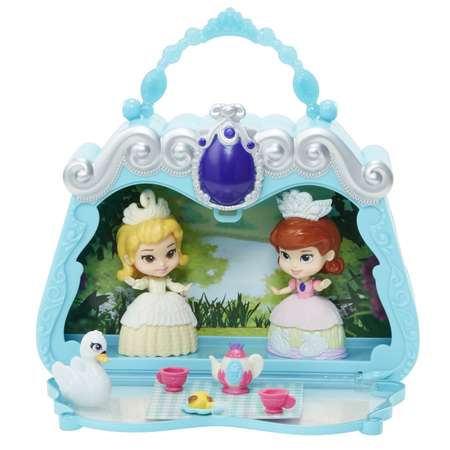 Набор игровой Jakks Pacific Disney Весёлое чаепитие+кукла