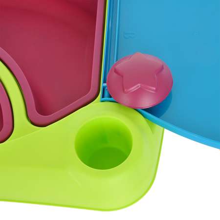 Игровой стол Keter Creative для детского творчества и игры с водой и песком Зеленый+Фиолетовый