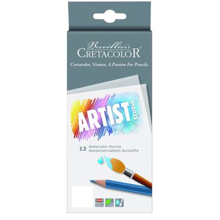 Акварельные карандаши CRETACOLOR Artist Studio 12 цветов