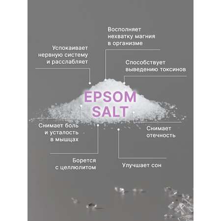Английская соль для ванны Dr.Minerals соль косметологического качества 2 кг