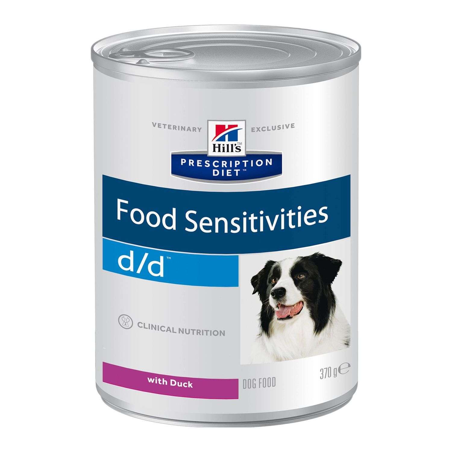 Корм для собак HILLS 370г Prescription Diet d/d Food Sensitivities для кожи при аллергии и заболеваниях кожи с уткой консервированный - фото 1