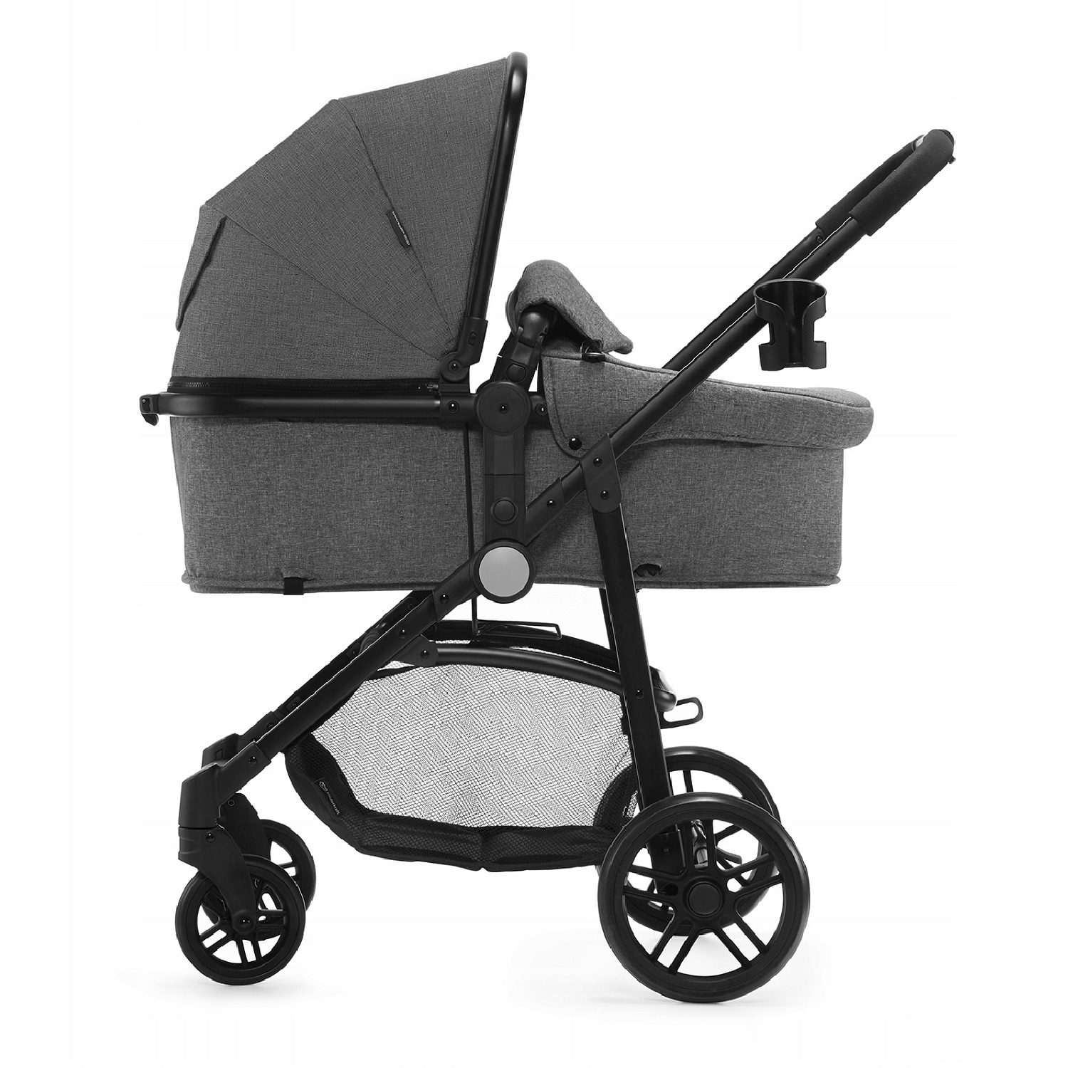 Коляска 2в1 Kinderkraft Juli Grey - фото 3