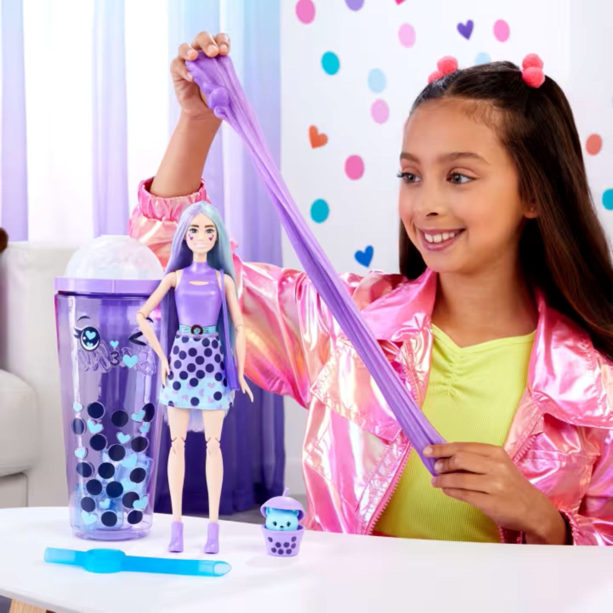 Кукла Mattel Barbie Меняй цвет сиреневая HTJ19 - фото 5