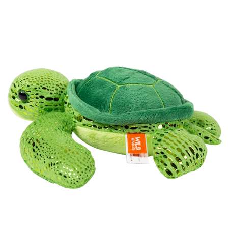 Мягкая игрушка Wild Republic Зеленая черепаха 21 см