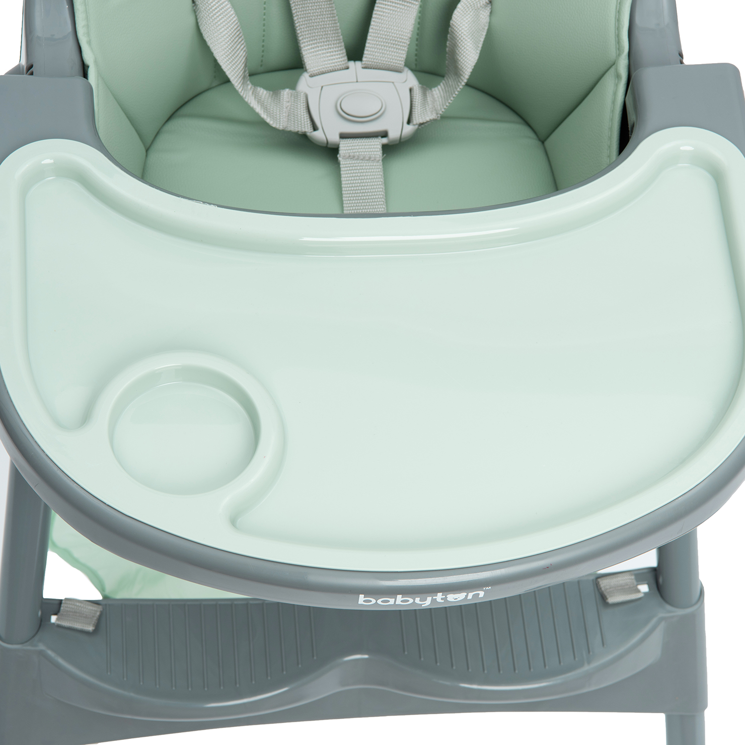 Стульчик для кормления Babyton Bueno Green-Grey - фото 7