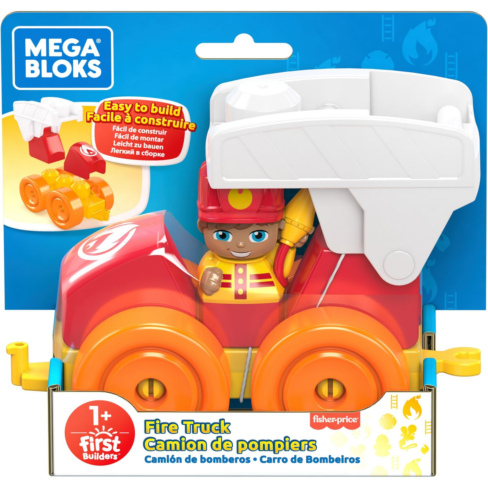 Машина Mega Bloks пожарная малая GWP99 - фото 2