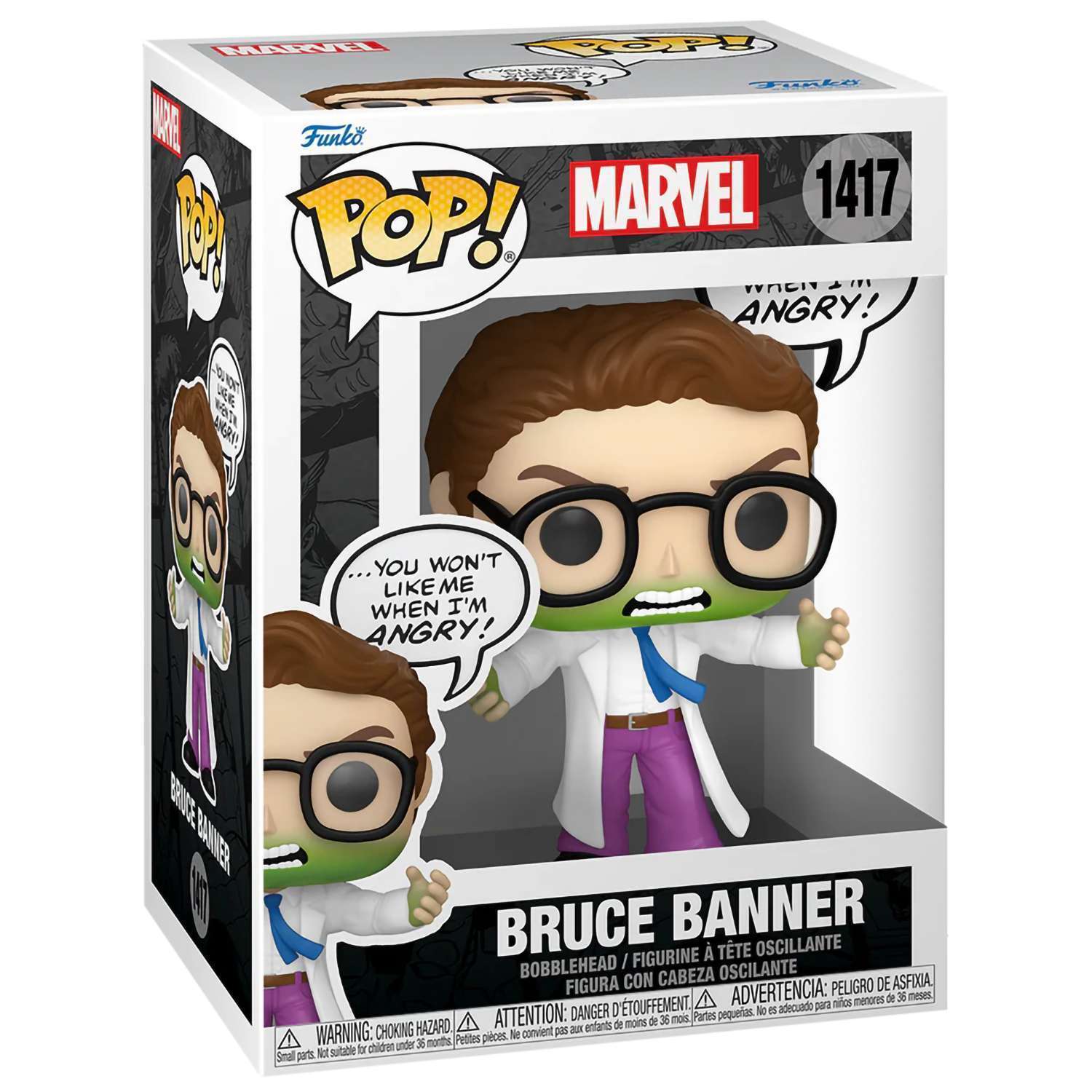 Фигурка Funko Marvel Bruce Banner Hulk - фото 2