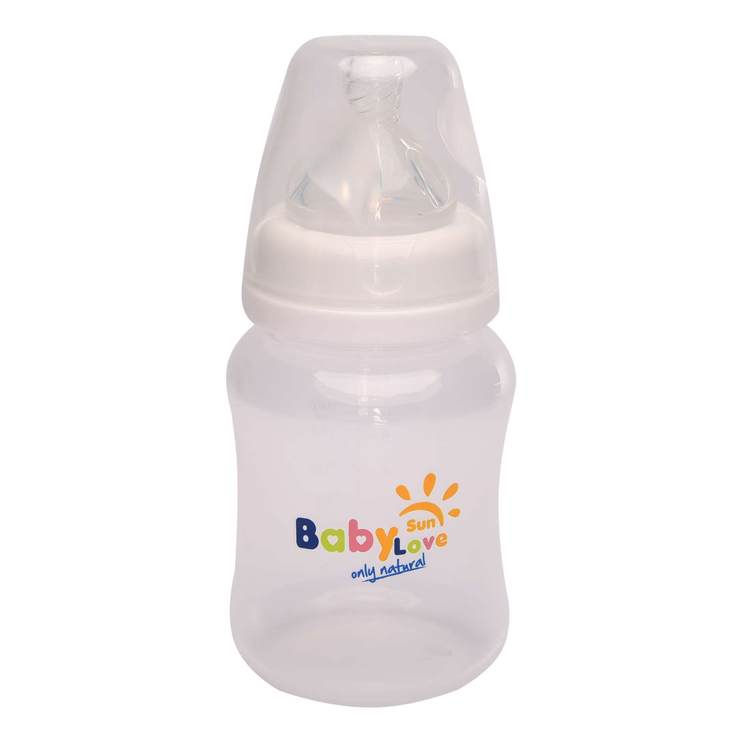 Бутылочка Baby Sun Care 210 мл с силиконовой соской средний поток - фото 1
