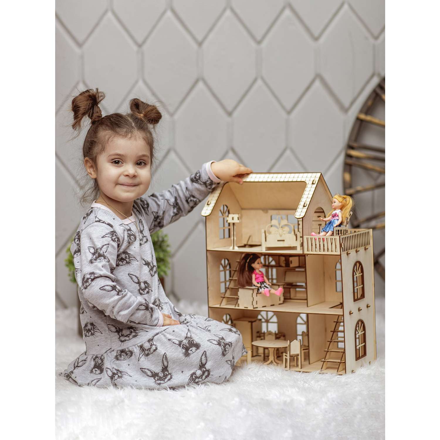 Игрушка Чудо-дом Пересвет кукольный домик ЧД-004 - фото 2