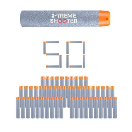 Патроны мягкие X-Treme Shooter с силиконовым наконечником 50 шт