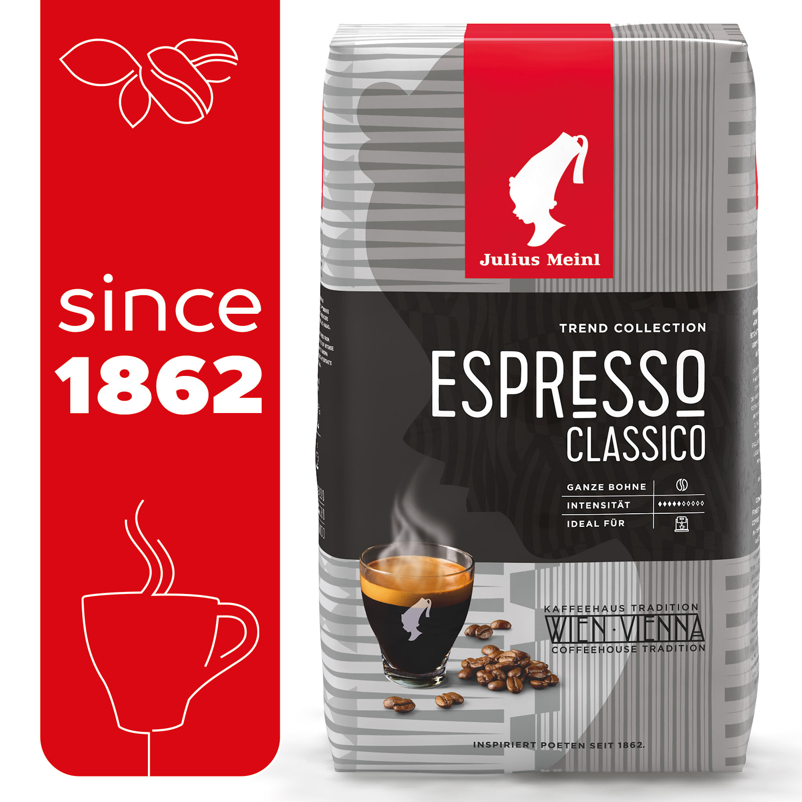 Кофе в зернах Julius Meinl Эспрессо Классико Тренд коллекция Espresso 1 кг  купить по цене 1818 ₽ в интернет-магазине Детский мир