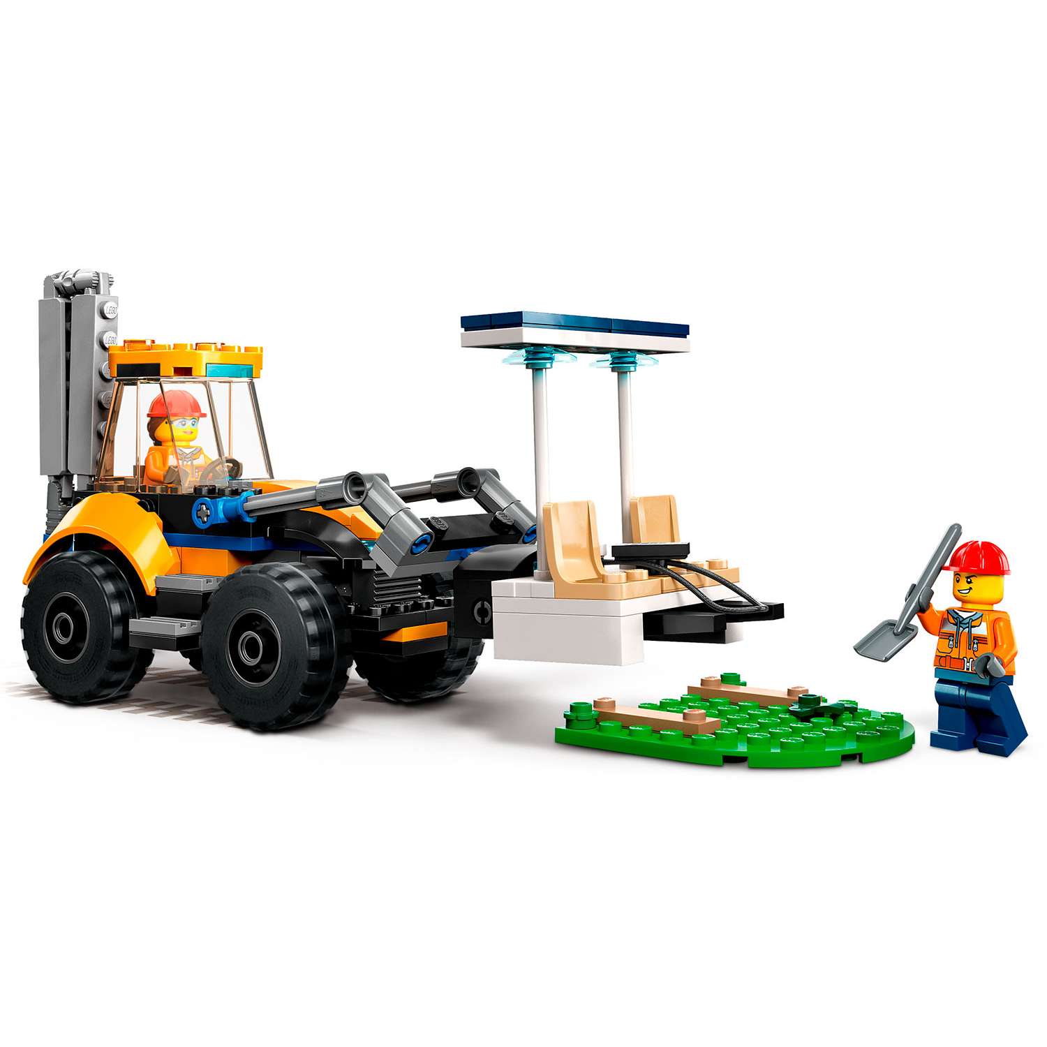 Конструктор детский LEGO City Строительный экскаватор 60385 - фото 6