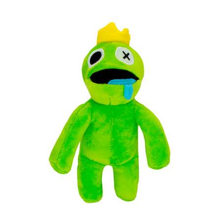 Мягкая игрушка Михи-Михи радужные друзья Rainbow friends Blue зеленый 20см