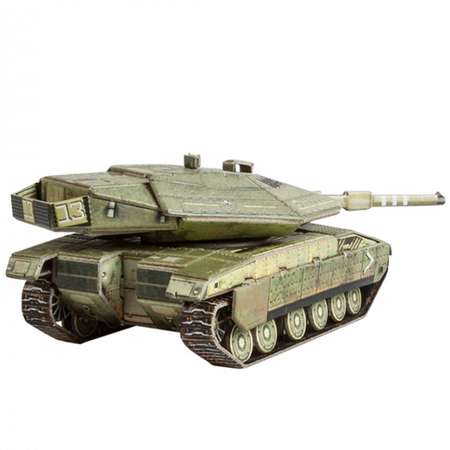Сборная модель Умная бумага Бронетехника Танк Merkava Mk.4 531