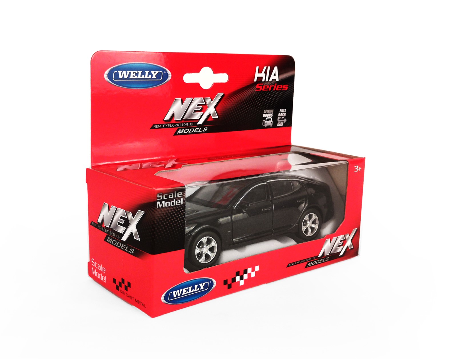 Машинка WELLY 1:38 KIA Stinger цвет в ассортименте 43759W - фото 10