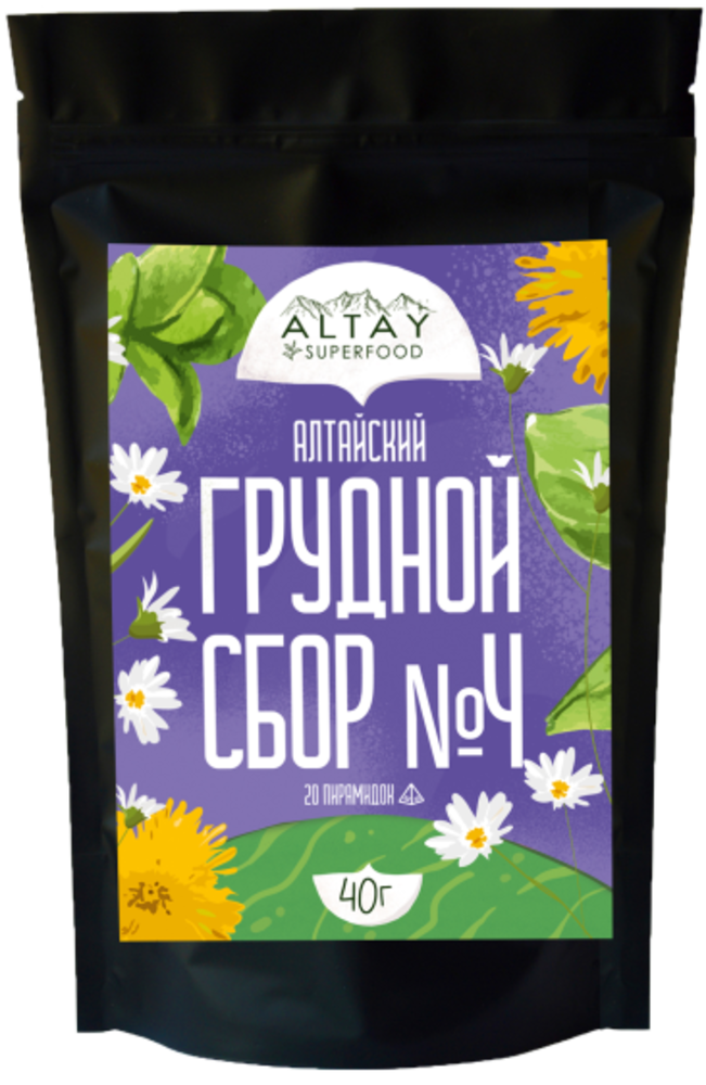 Грудной сбор №4 Altay Superfood 20 пирамидок по 2 гр - фото 1