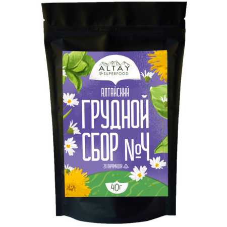 Грудной сбор №4 Altay Superfood 20 пирамидок по 2 гр