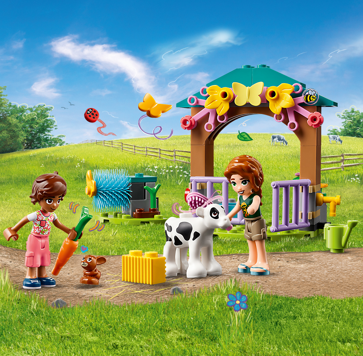 Конструктор LEGO Friends Осений сарай для теленка 42607 - фото 6