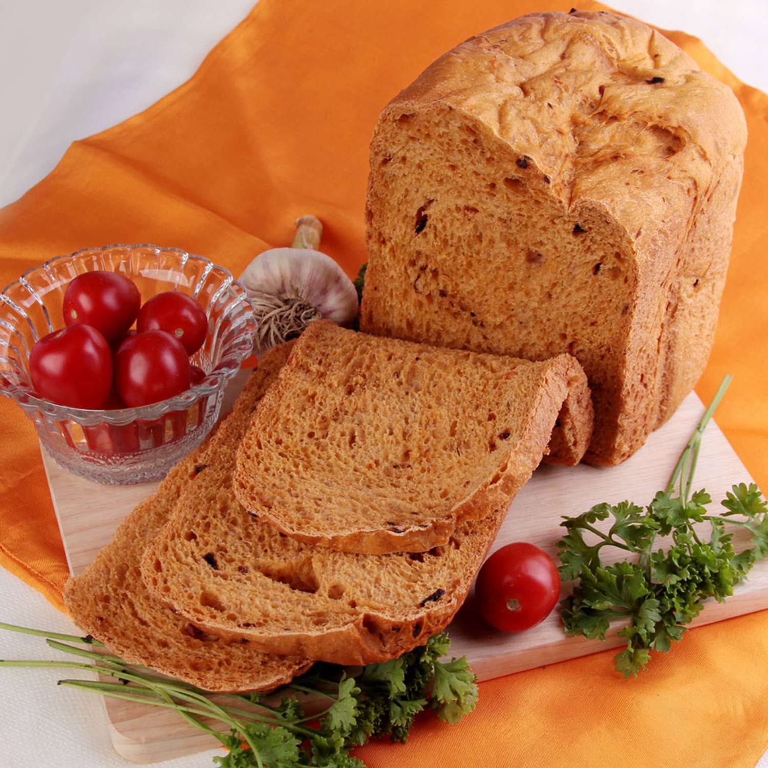 Калифорнийский чесночный хлеб С. Пудовъ С кусочками сушеного томата 500 г - фото 2