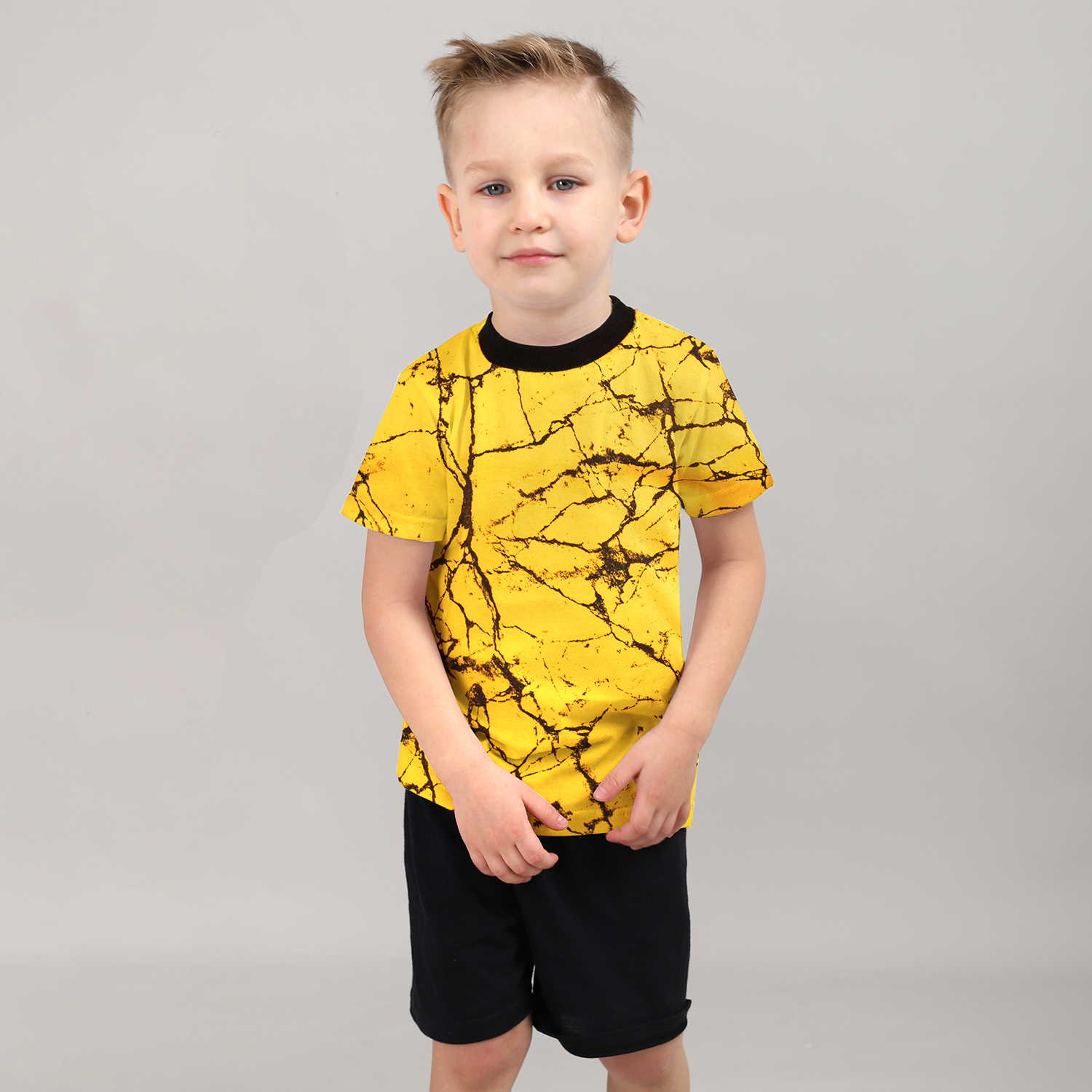 Костюм Babycollection ЦБ-00030424желтый черный - фото 2