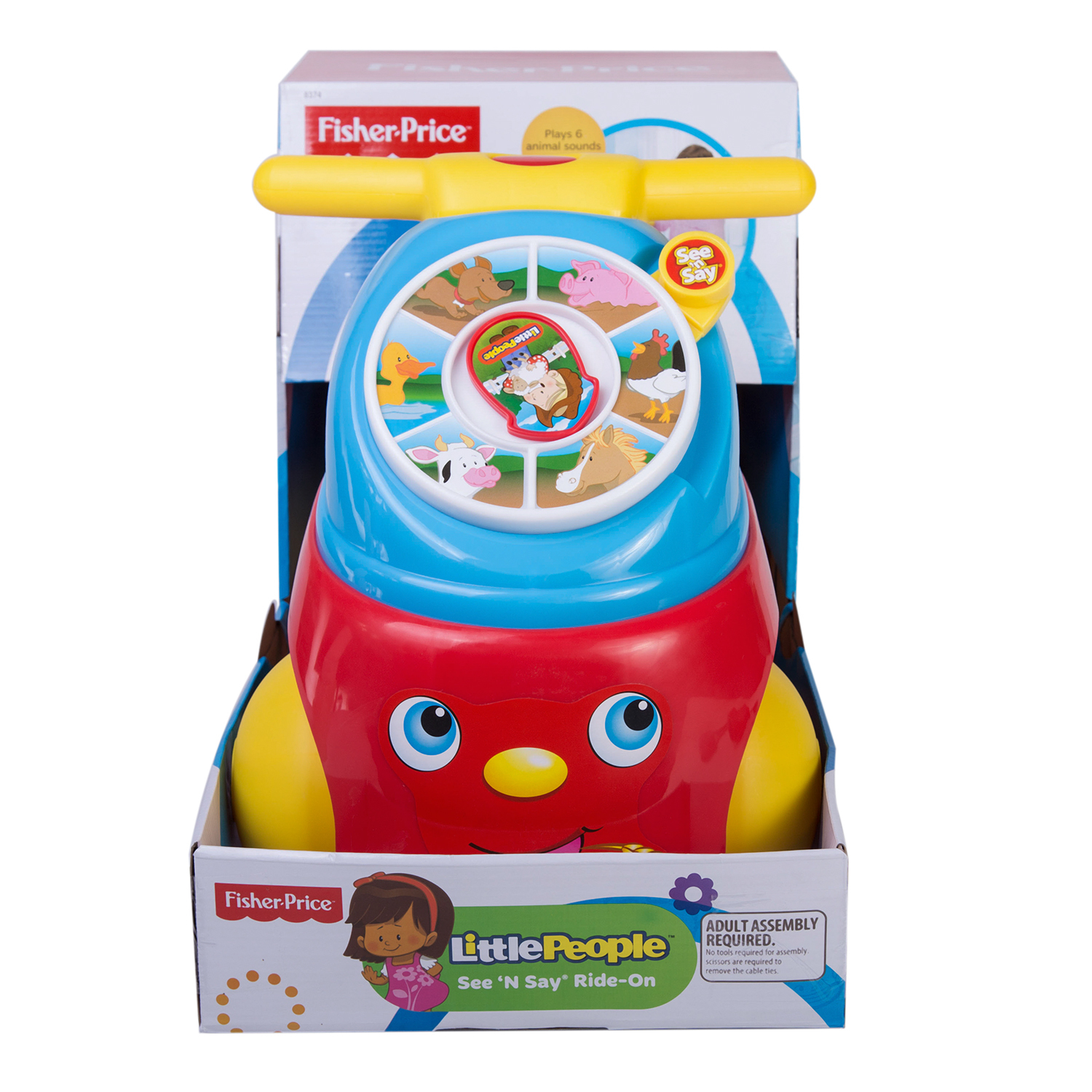 Каталка Fisher Price Угадай животное - фото 3