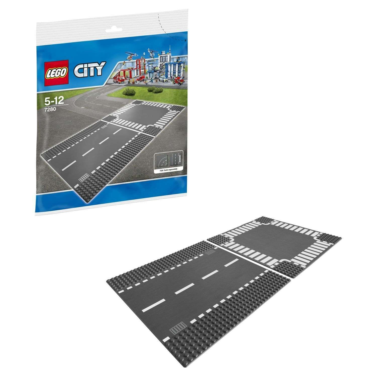 Конструктор LEGO City Supplementary Прямая дорога и перекрёсток (7280) - фото 1