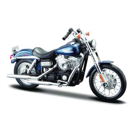 Мотоцикл MAISTO 1:12 Dyna Street Bob Голубой 32325