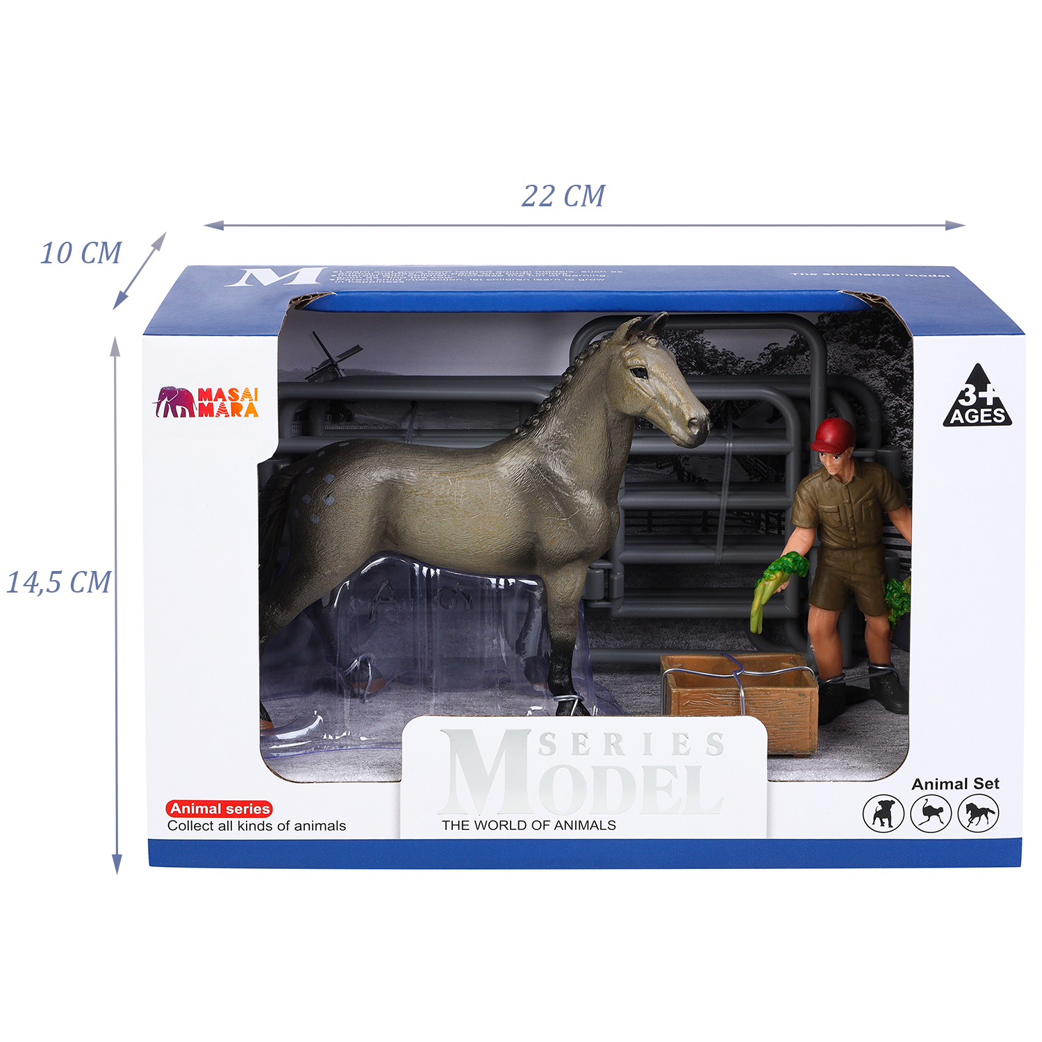 Игрушка фигурка Masai Mara Мир лошадей: 4 предмета MM214-318 - фото 6