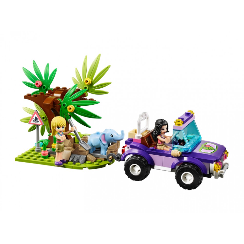 Конструктор LEGO Friends Джунгли: спасение слонёнка L-41421 - фото 3