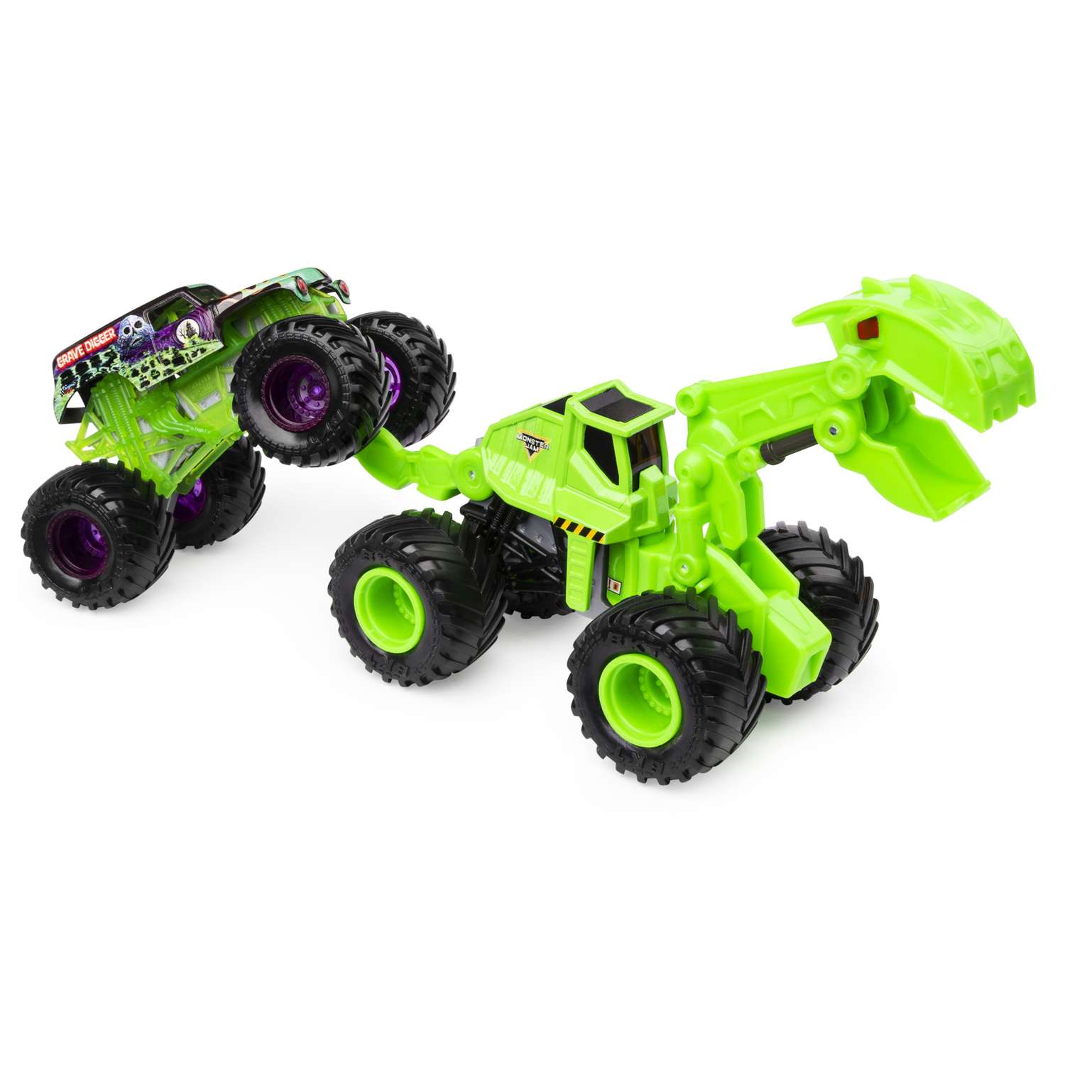 Машинка Monster Jam 1:64 Бульдозер мини Dugg 6056737 6056737 - фото 3