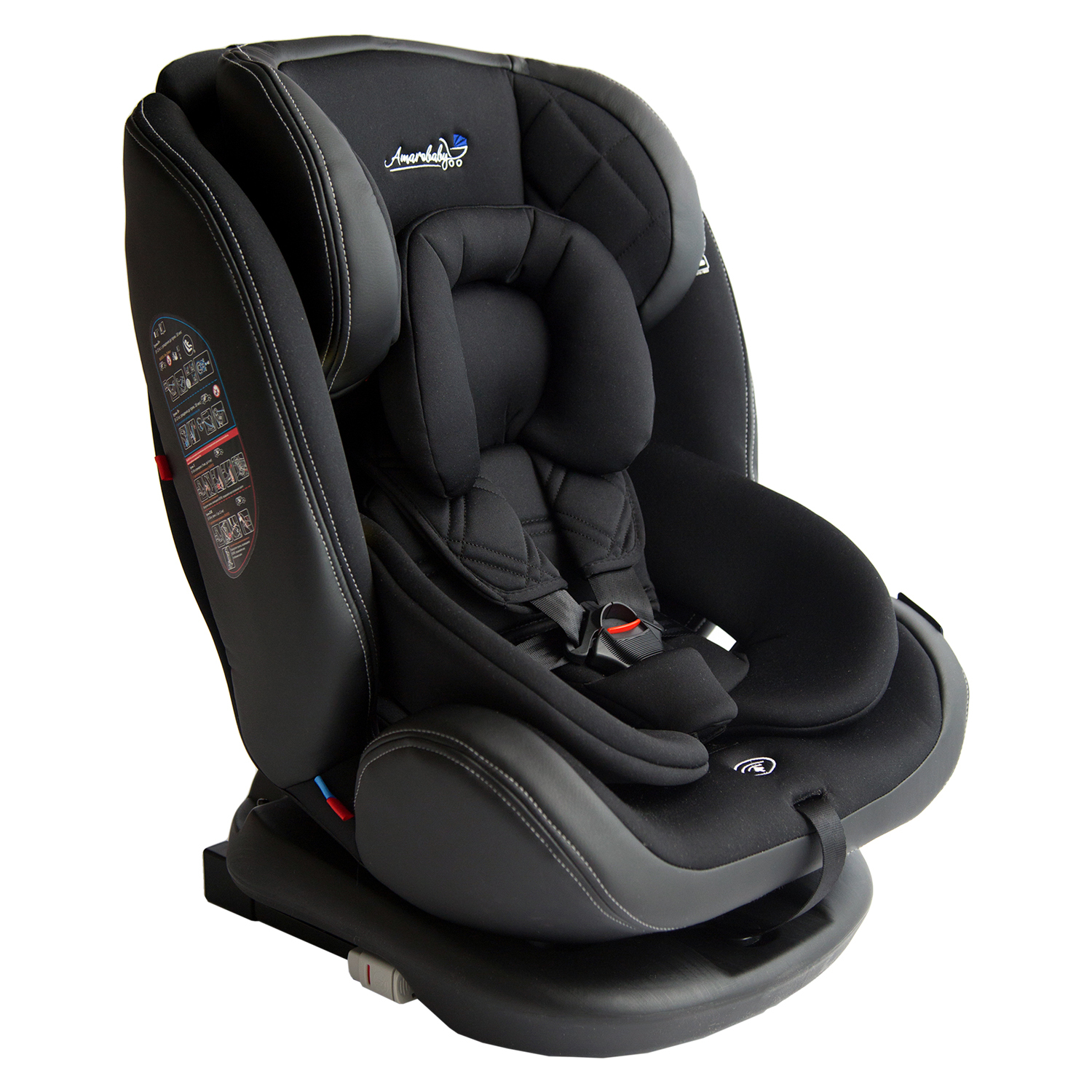 Автокресло Amarobaby ST-3 0+/1/2/3 Isofix Черный купить по цене 14999 ₽ в  интернет-магазине Детский мир