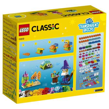 Конструктор LEGO Classic Прозрачные кубики 11013